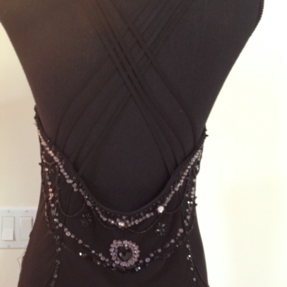 #34. Evening gown - Beaded silk evening gown - Picture 5 of 8